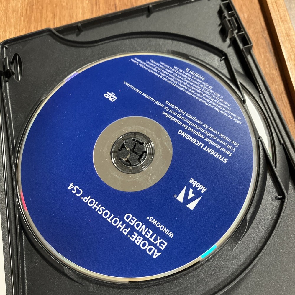 Adobe Photoshop CS4 Extended Student Edition Windows With Serial Number ￼