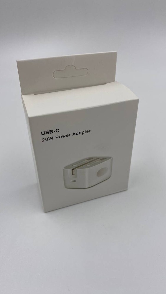20W USB Type C UK Compact Power Adapter Plug For Apple iPhone