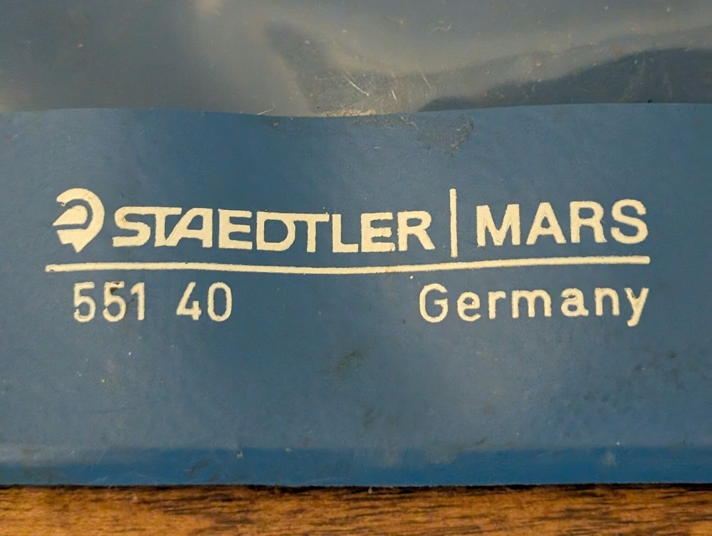 VTG Staedtler Mars 6" MasterBow Compass Model 551 40 WP Made in Germany Drafting