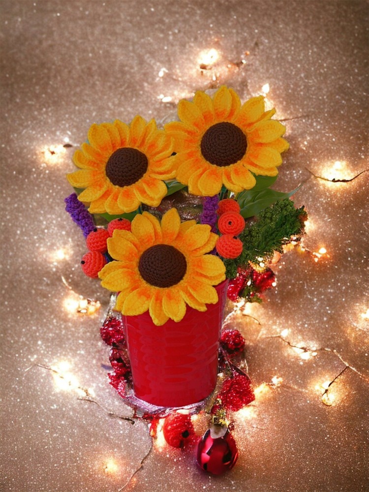 Crochet sunflower 🌻🌻🌻