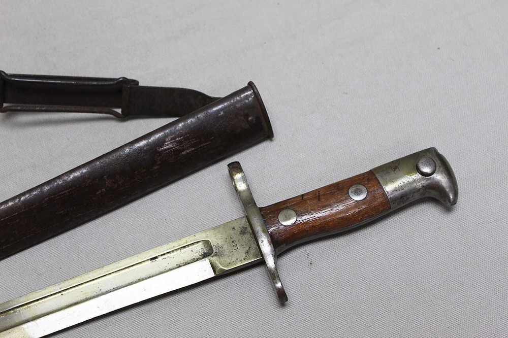 US M1892 Krag Bayonet Dated 1897 . DWU1085