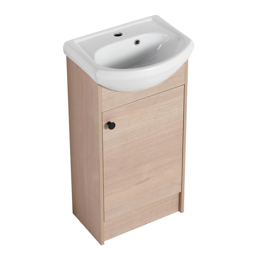 Freestanding 18 Inch Bathroom Vanity