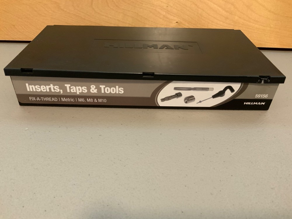 HILLMAN FIX-A-THREAD Inserts, Taps, & Tools #59156 47 Piece