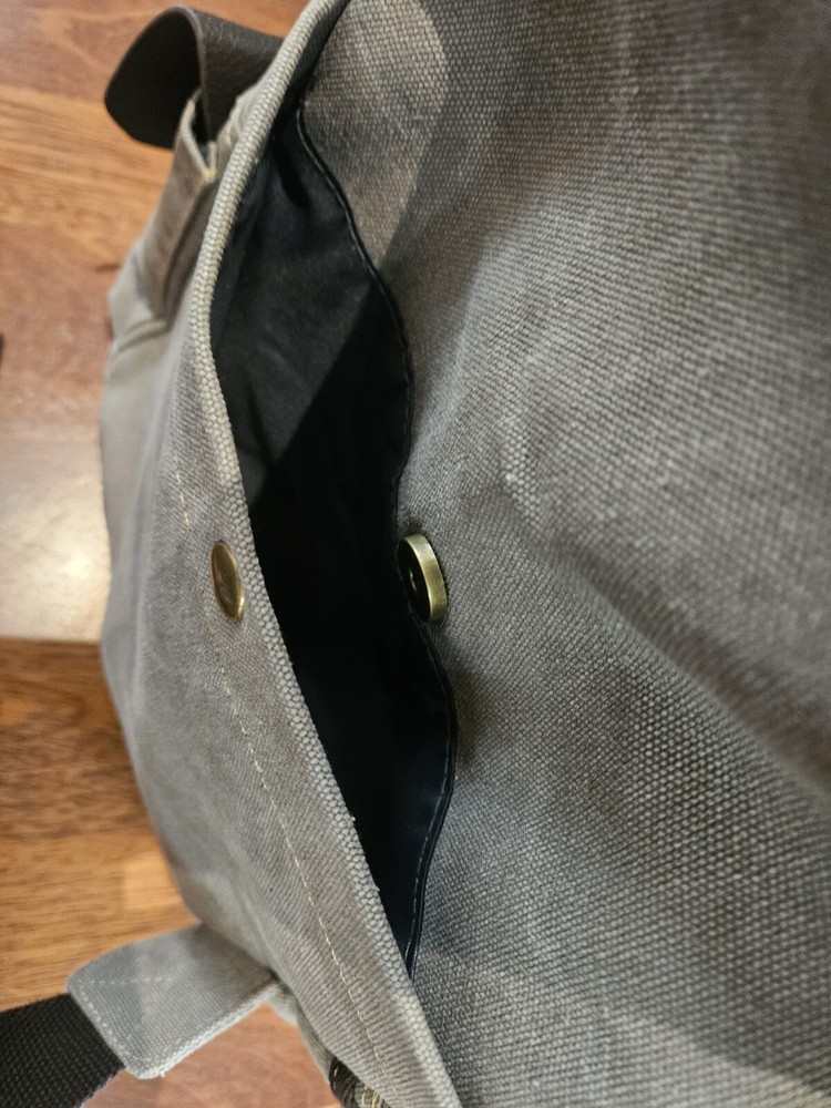 Prairie Schooner Tan Canvas Sling Bag Backpack