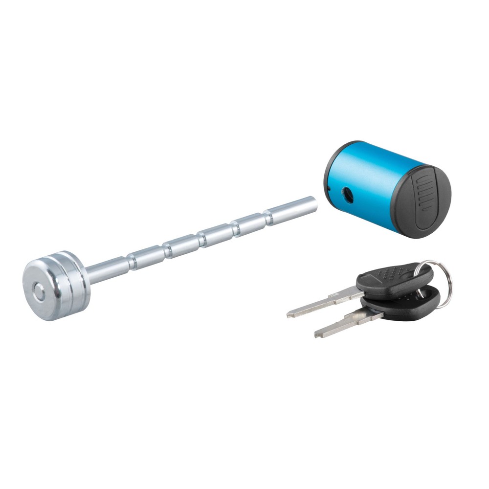 Curt-Coupler Lock (1/4" Pin, 1" to 3" Latch Span, Right-Angle, Chrome)