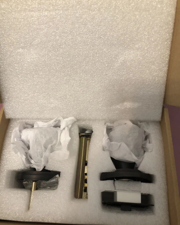 KLCTK Passage Class Knobs Interior ,Oal Crystal Door Knobs For Hall ,Closet..