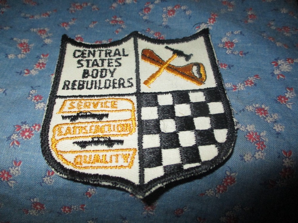 Shield Shape Patch  Central States Body Rebuilders LOOK