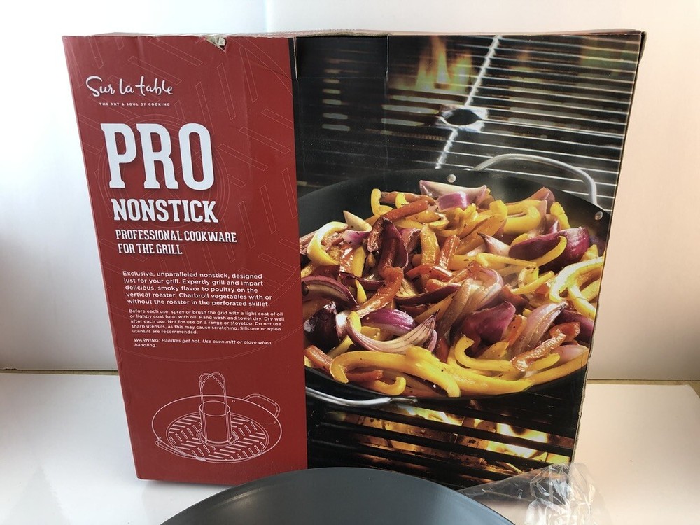 Sur La Table Pro Nonstick Cookware Grilling Vertical Roaster