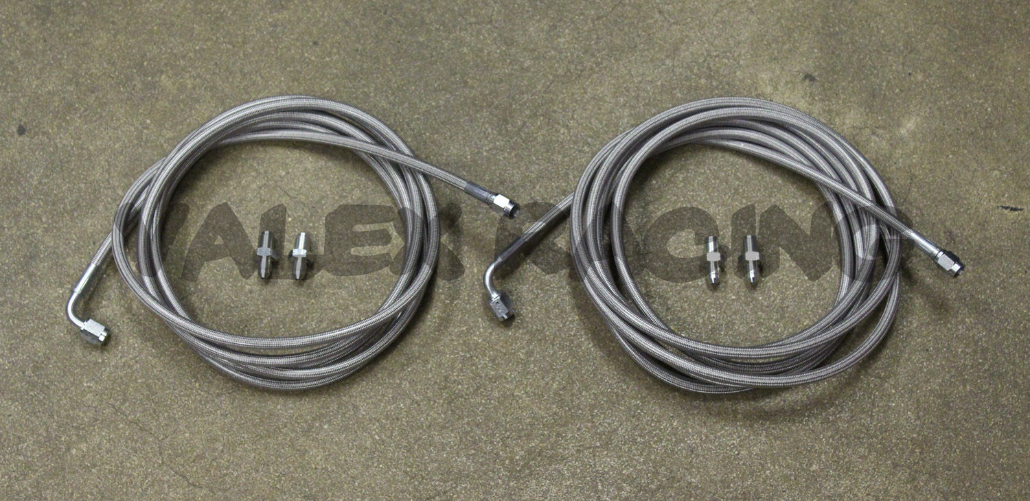 Stainless Main Rear Brake Line Replacement Kit For 97-01 Honda CRV