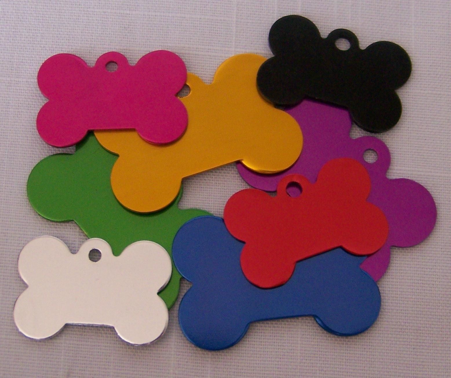 CUSTOM ENGRAVED PERSONALIZED PET TAG ID DOG CAT NAME TAGS DOUBLE SIDE