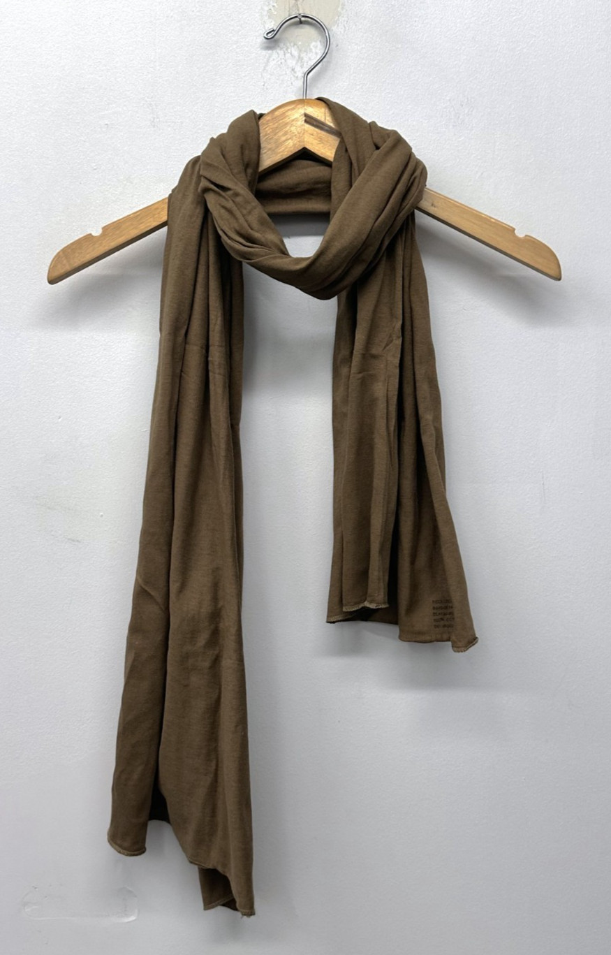 NOS US Military Neckerchief/Scarf, Coyote Brown, 72 x 24, 100% Cotton, V-89