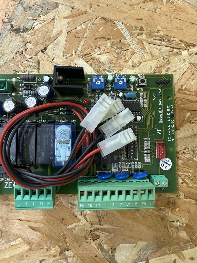 CAME ZE4 gate control panel tested working + card return