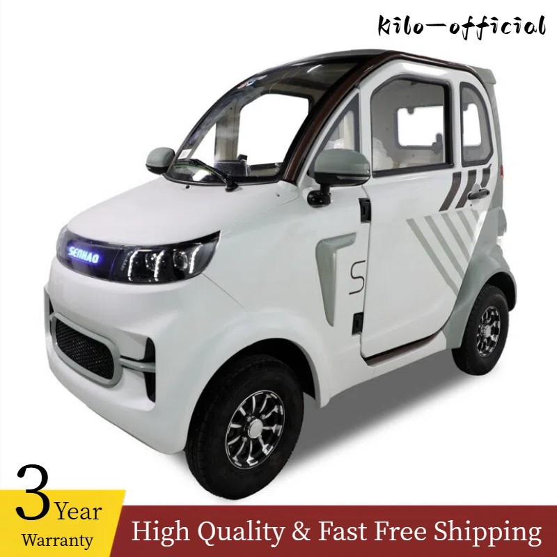 1500W 4 Wheel Fully Enclosed Mobility Scooter Car 3-Speed 40 mile 660lb Capatity