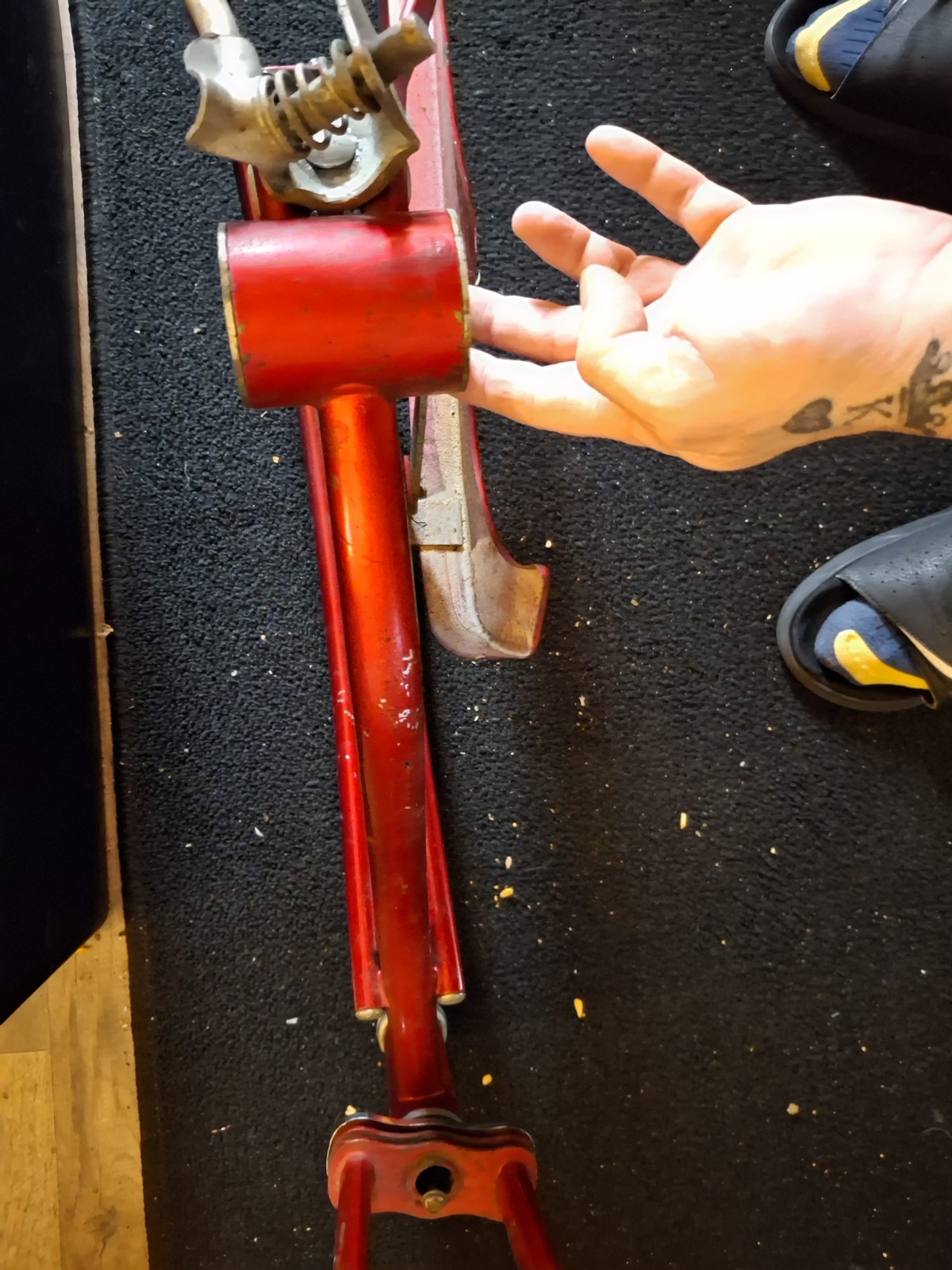 Huffy Cheater Slick 3 Speed Muscle Bike Frame Set Huffy Vintage 1966 Original