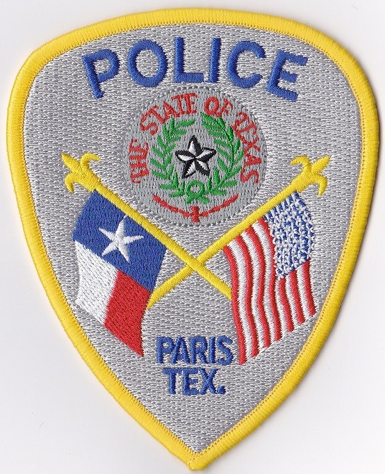 Paris Police Texas TX patch