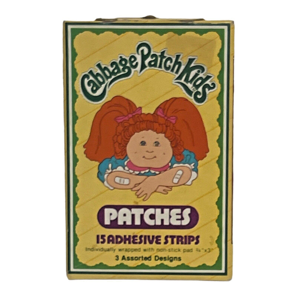 Cabbage Patch Red Head Doll 15 Bandages Adhesive Strips Complete