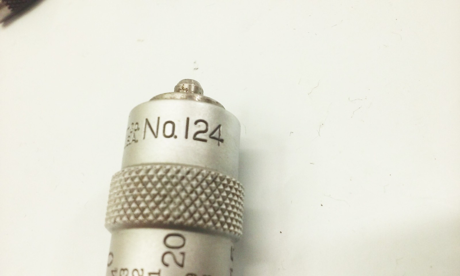 Vtg Starrett no.124 inside micrometer set in wood case 2"-12" machinist USA