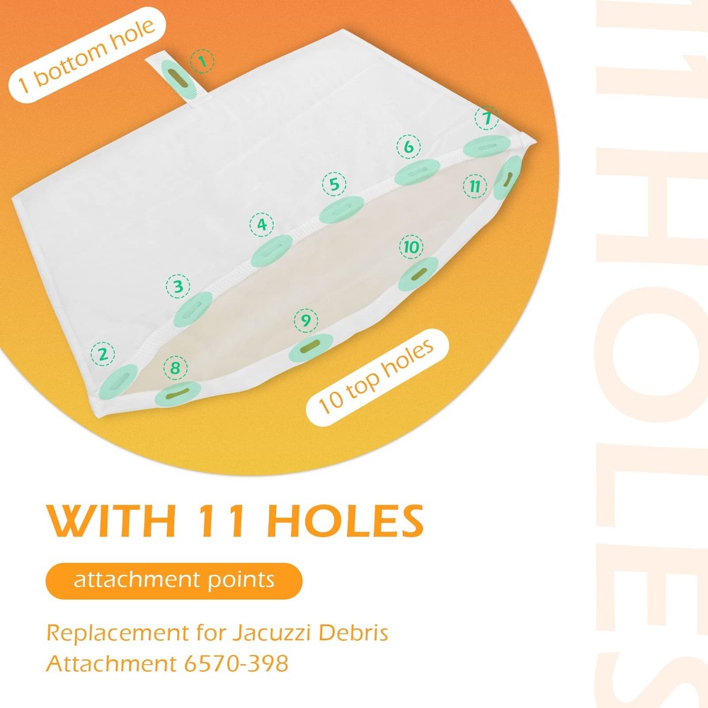 Pooloop Hot Tub Debris Bag Attachment Replacement Compatible with 1 Pack