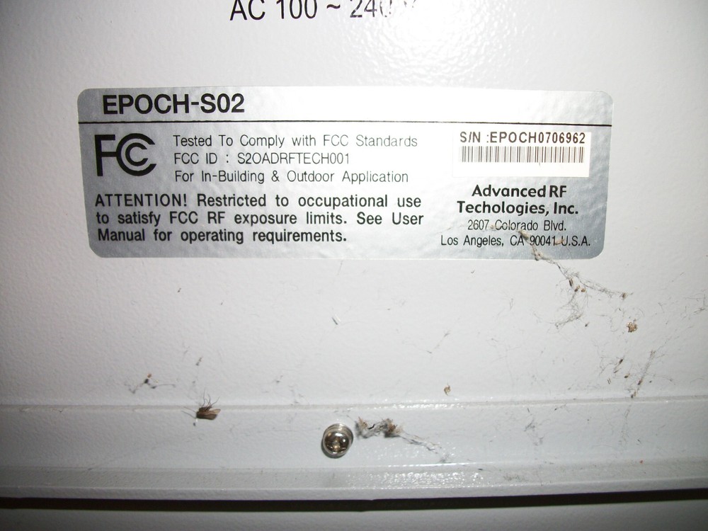 ADVANCED RF TECHNOLOGIES EPOCH-S02 VERY NICE UNIT LOOK