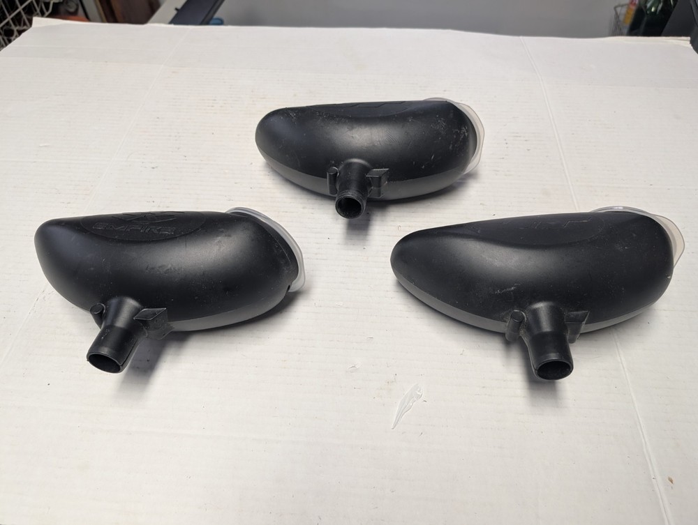 3 Gravity Fed Paintball Hoppers