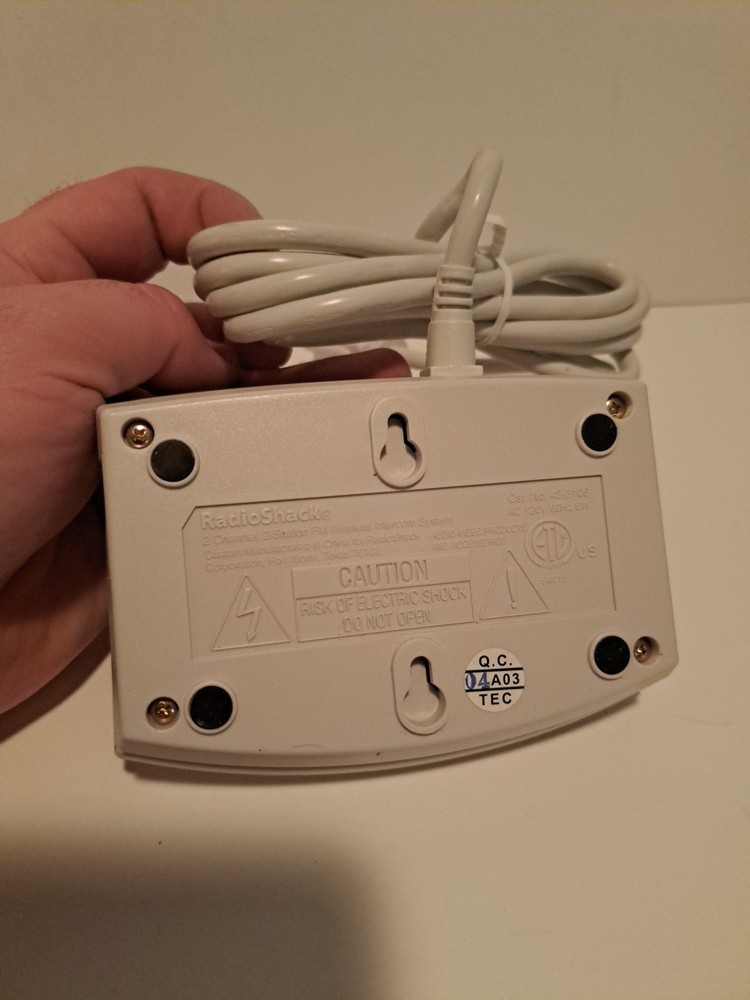 RadioShack FM Wireless Intercom 2 Channel Model 43-3106 ONE UNIT Tested