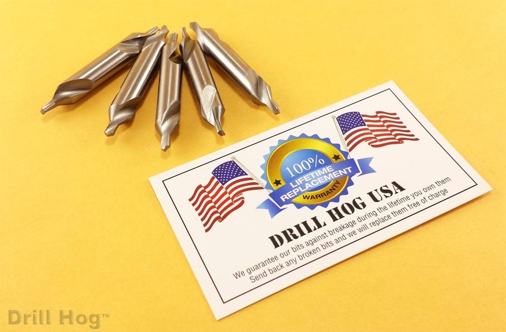 #5 Pilot Bit 3/16 Starter Bit #5 Countersink Center Bit Starter 5 PK Drill Hog®