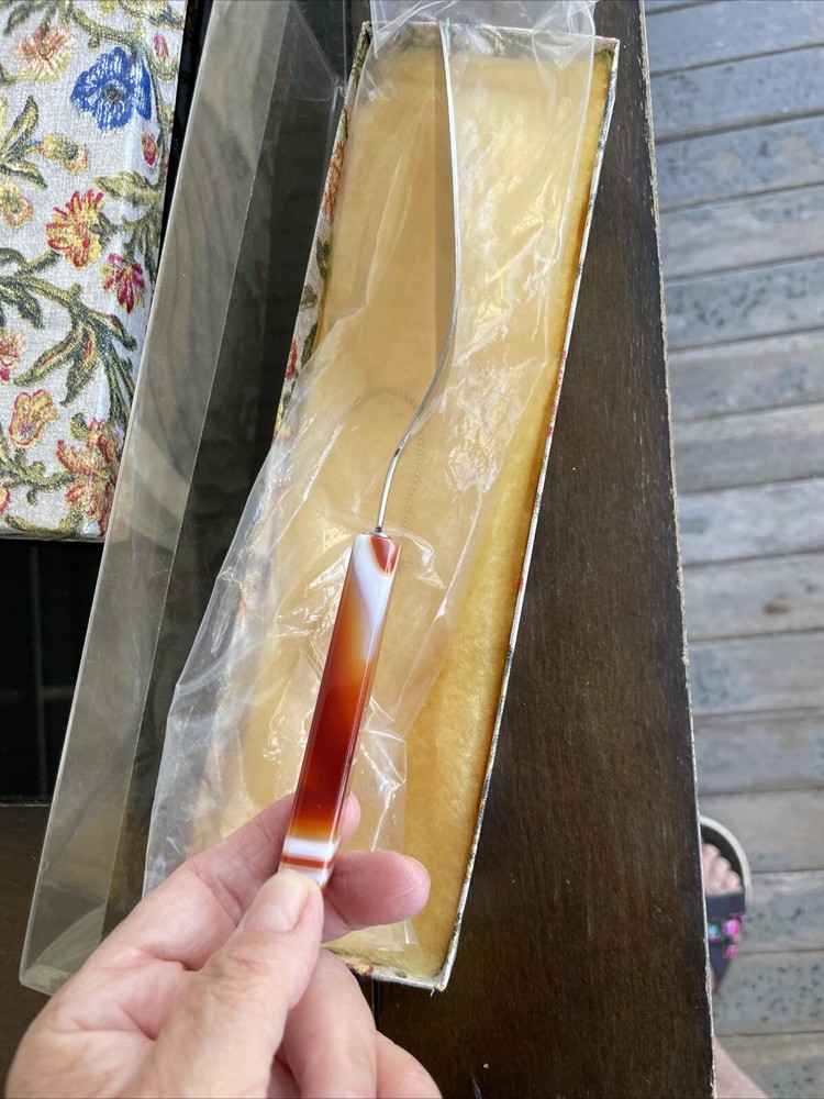 Cake Server Pie Server With Red Agate Handle New