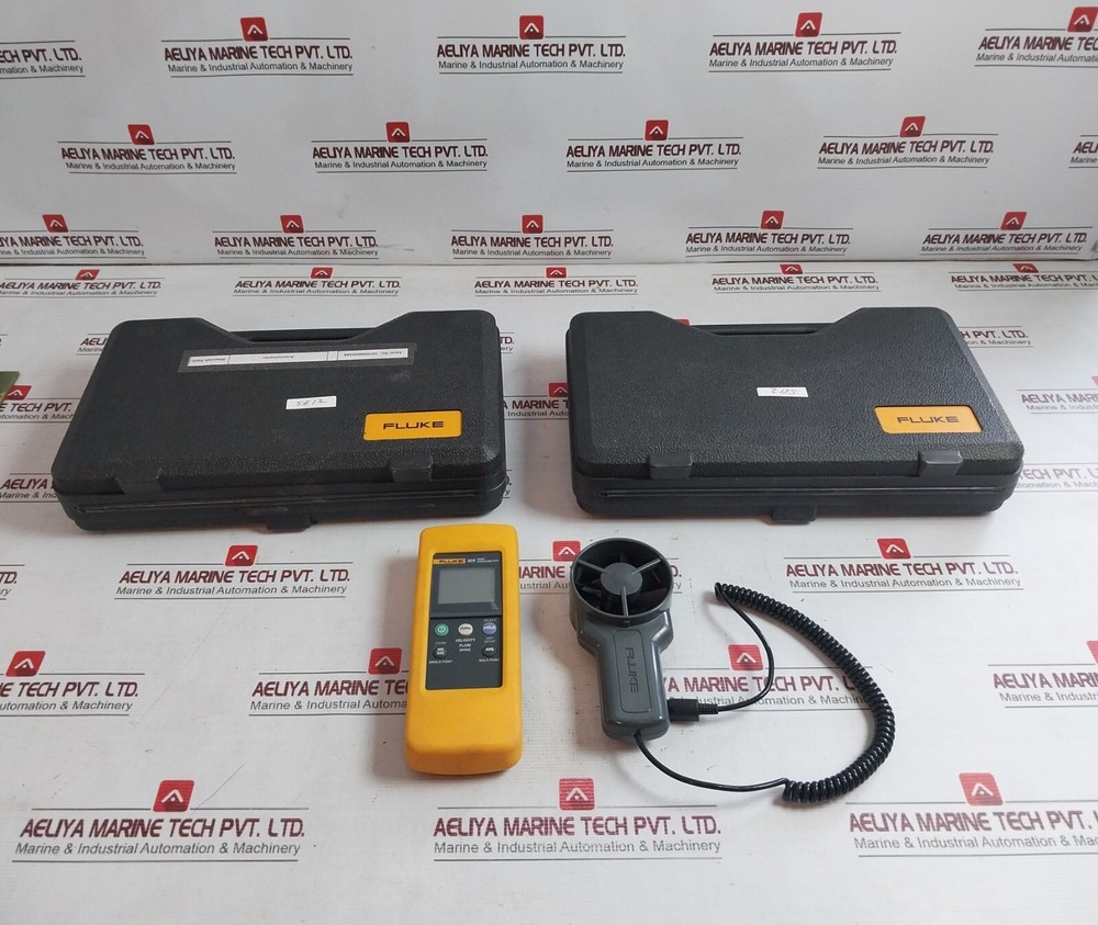 FLUKE 925 Impeller Anemometer Meter Wind Velocity Temperature 018001064