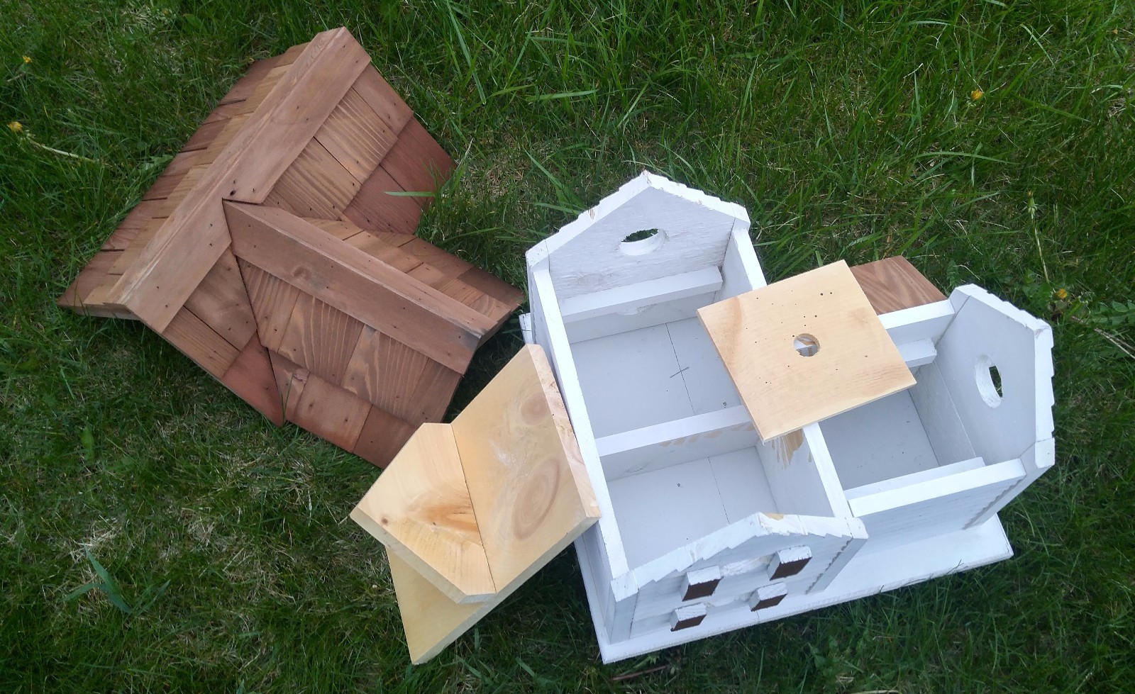 Cottage Bird House | Reclaimed Wood | Amish Handmade | Made in USA