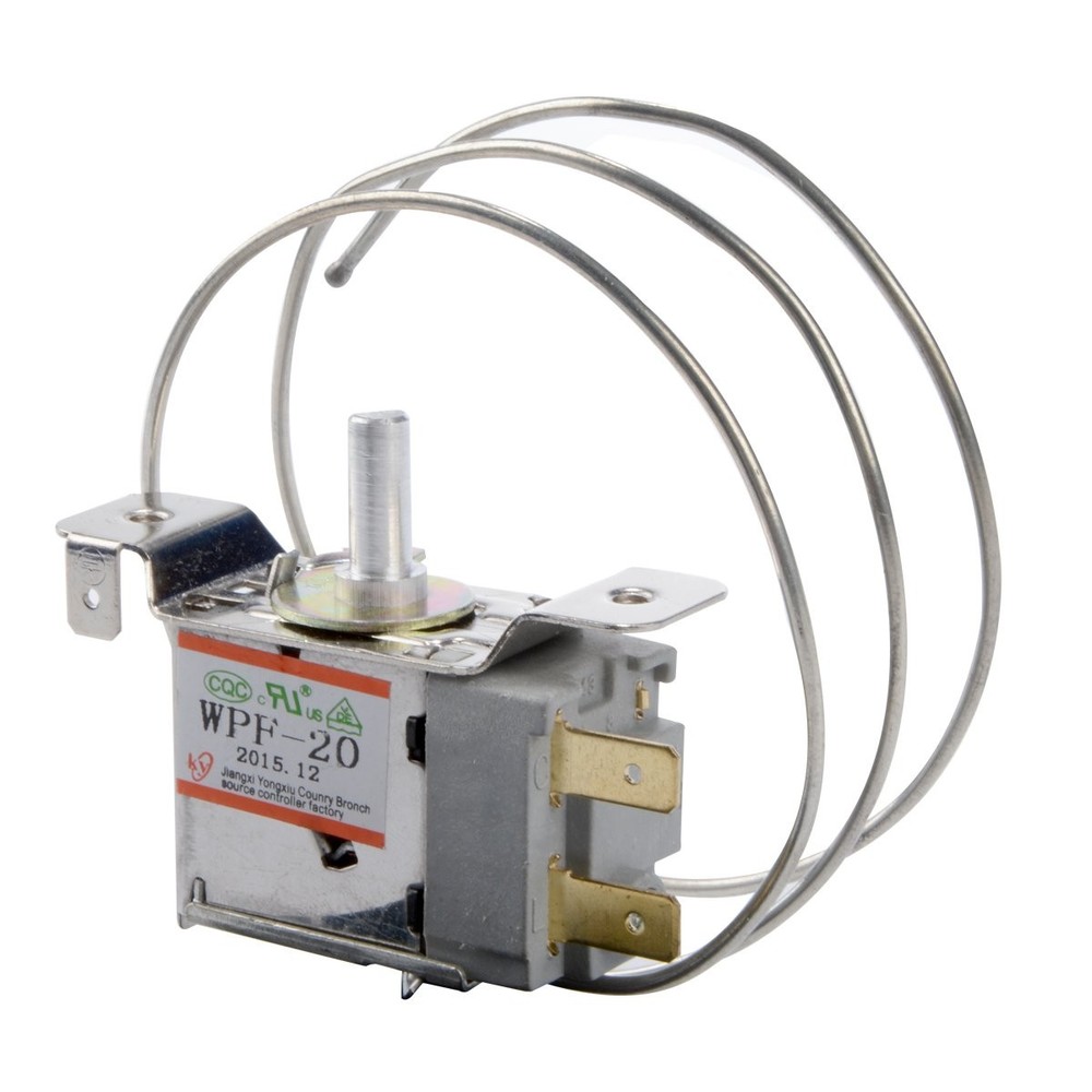Mini Fridge Thermostat WPF-20 Universal Freezer Replacement 1PCS, Silver tone