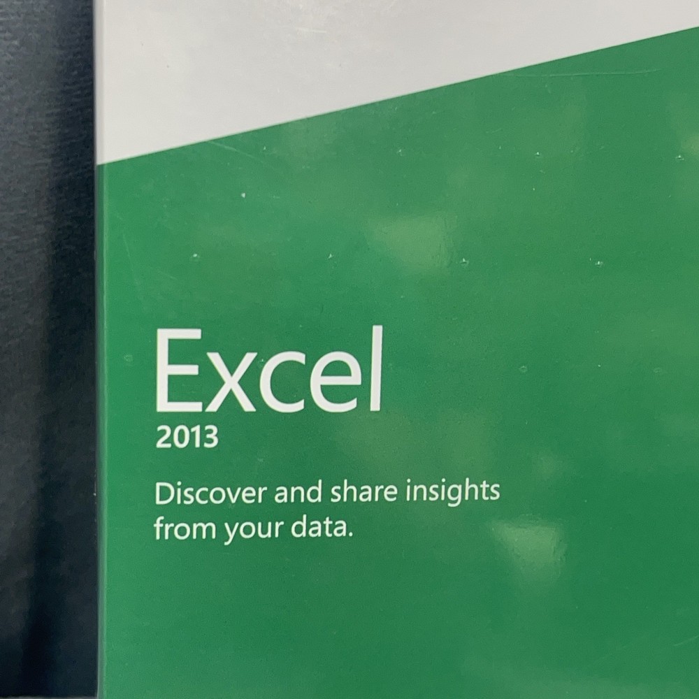Microsoft Word 2013 & Microsoft Excel 2013 Key Cards In Sealed Boxes 1 PC