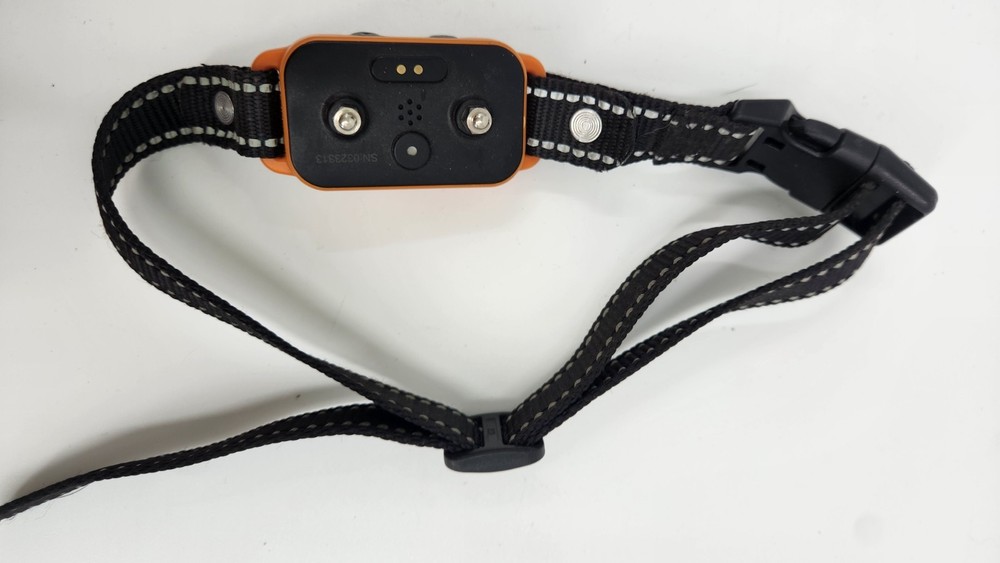 2 Electronic Dog Training Collars Black & Orange Adjustable Strap Remote Ready