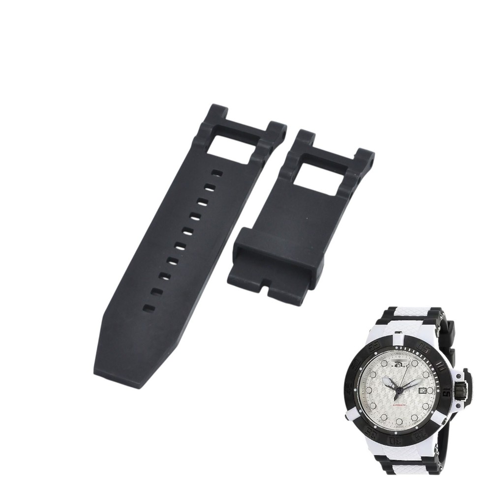 Subaqua 31718 28mm Black Rubber Watch Strap For Invicta
