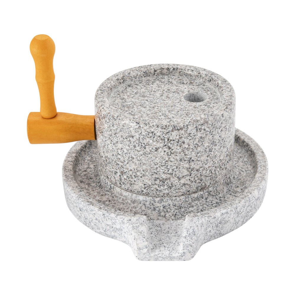 Manual Stone Grainer Mill, Hand Stone Grinder Natural Granite Paste Mill