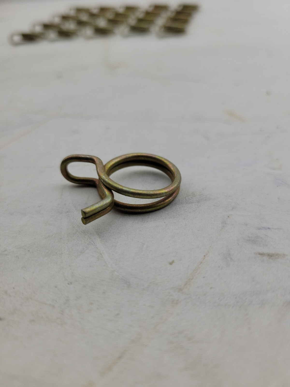 25pcs, Heavy Double Wire Spring Hose Clamp, Hose Band Clips 3/4", 19MM (2C5)