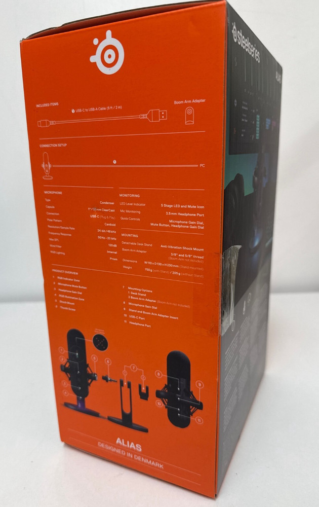 SteelSeries Alias Microphone - FREE SHIPPING