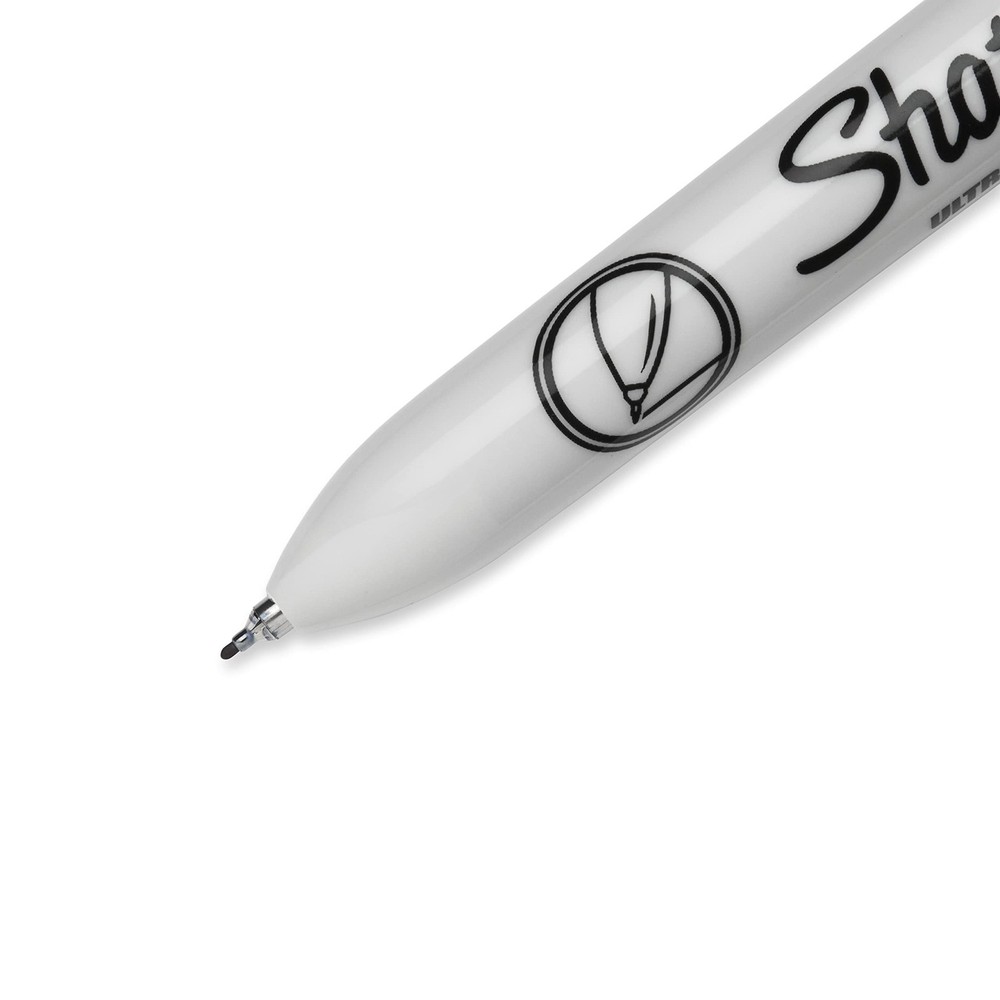 Sharpie Retractable Permanent Markers, Ultra Fine Point, 12-Count, Black