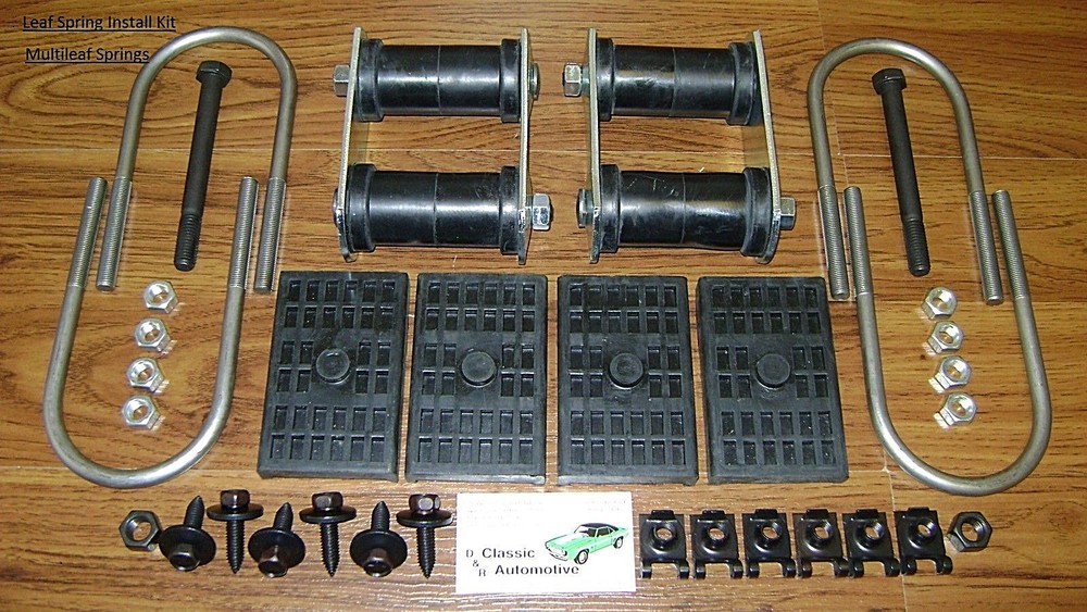 Camaro Firebird 67 68 69 Multi Leaf Spring Install Kit installation 68-79 Nova