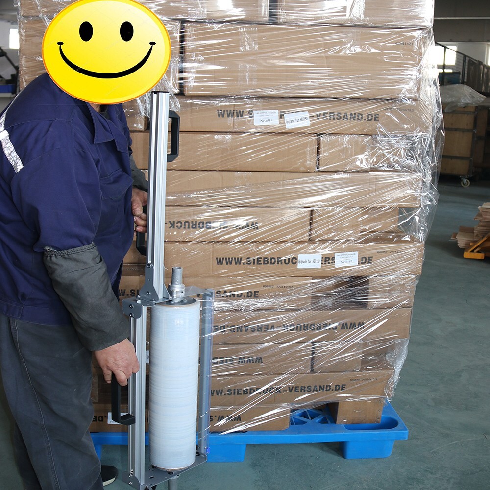 Multi-handle Heightening Type Hand Heldstretch Film With Cutter Pallet Stretch