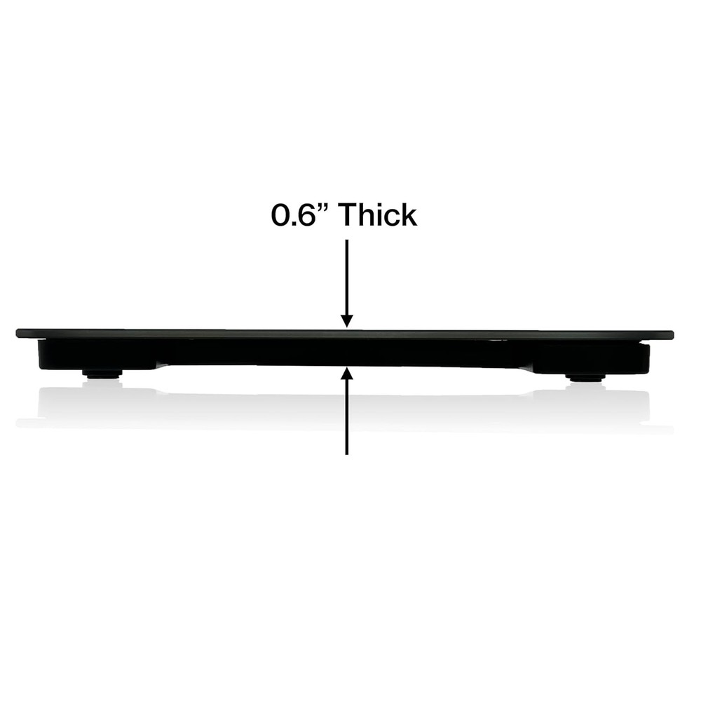 Precise Black Kitchen Scale - Digital - 11lb Capacity - Easy Multi-Unit Switch