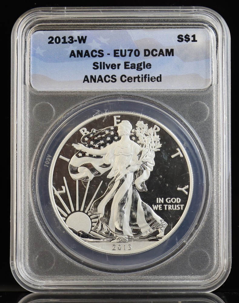 2013-W American Eagle ANACS EU70 DCAM
