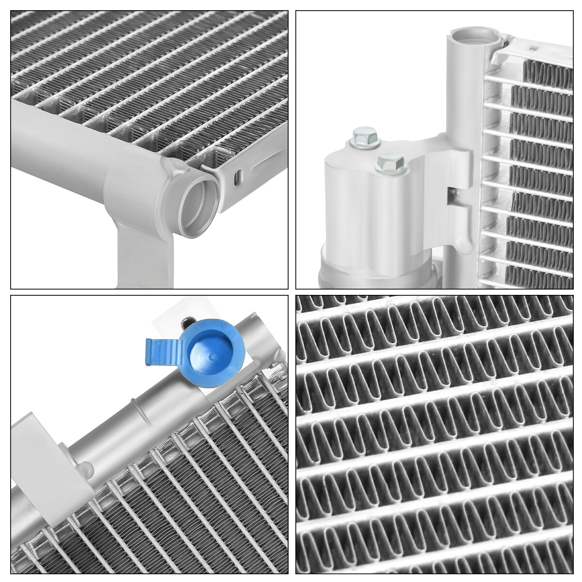 A/C AC Condenser for 2015 2016 2017 2018-2022 Ford Mustang 3.7L 5.0L 5.2L V6 V8