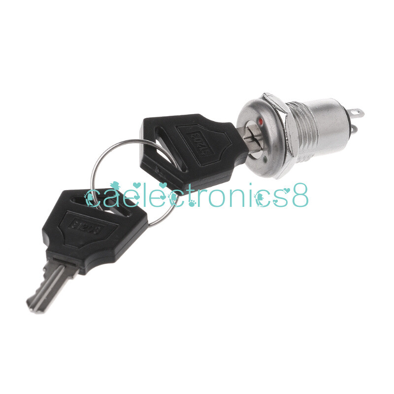 S1203 Security Power Locks Phone Lock Electronic Key Switch key Lock + Free Keys