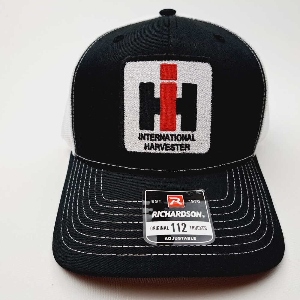 International Harvester Richardson 112 Mesh Snapback Embroidered Patch Cap Hat