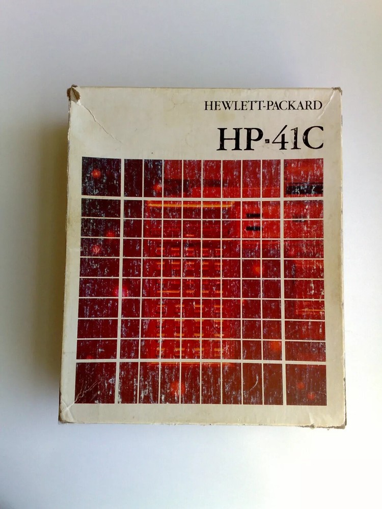 Original Box for Hewlett Packard HP 41C Calculator