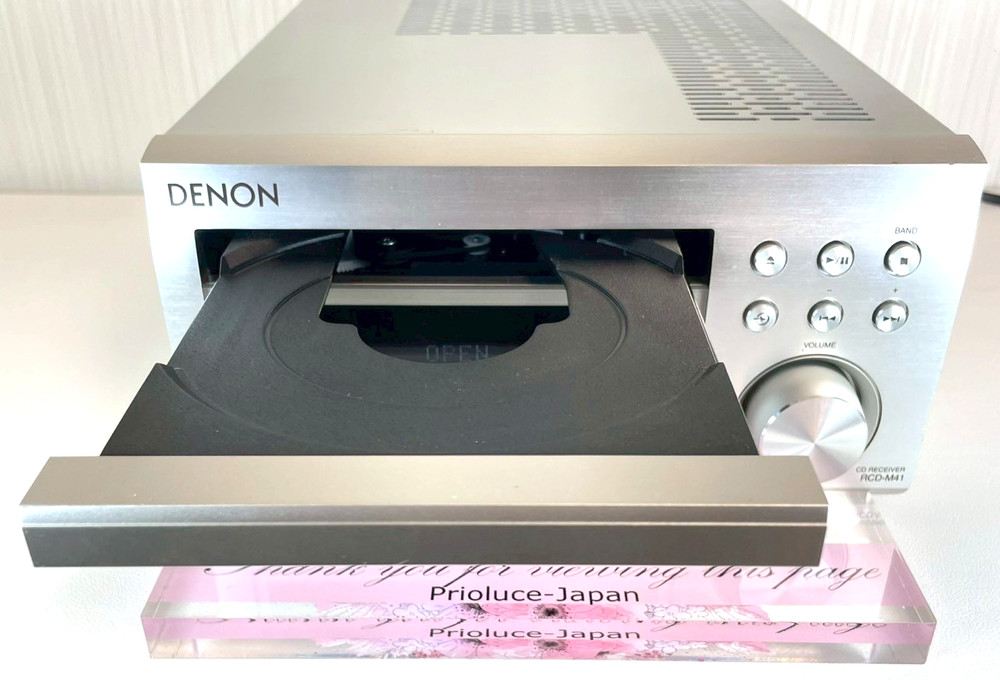 DENON RCD-M41 CD Receiver Integrated Amplifier Tested Working Silver