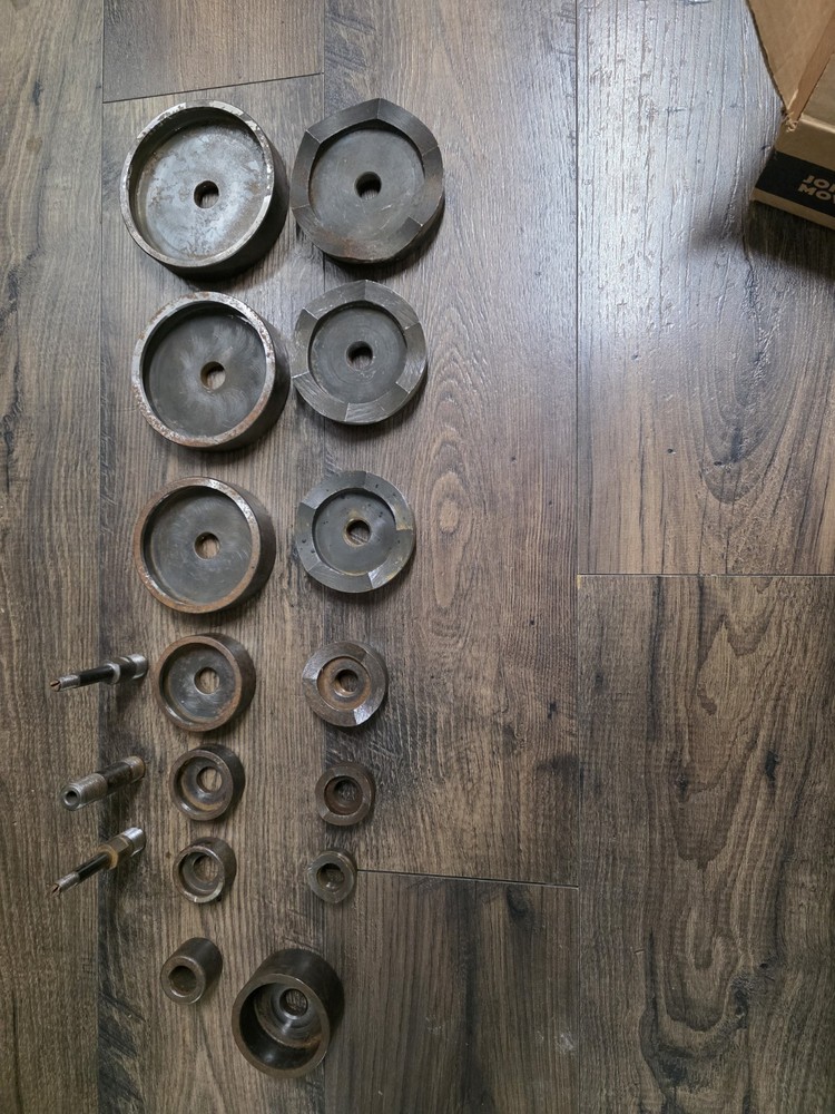 Industrial Knockout Punch and Die Set, Multiple Sizes