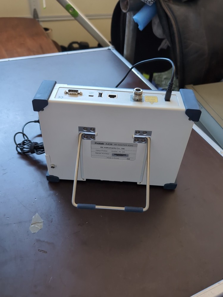 Protek A434 RF Master Cable Spectrum Analyzer With Case And Adapter