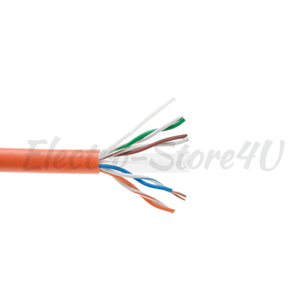 1000ft CAT5e CAT6 UTP Bulk Ethernet Cable Solid Network Wire RJ45 LAN CAT5