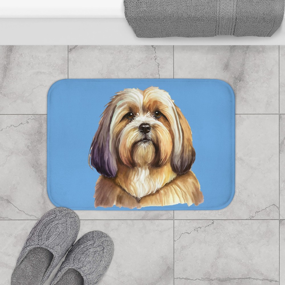 Lhasa Apso Bathroom Rug Mat -